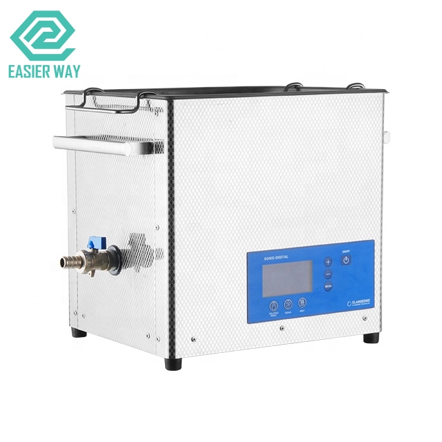 10L Stainless Steel Digital Timer Heated Laboratory Ultrasonic Cleaner