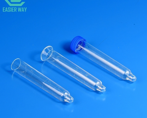 Flang urine immersed tube