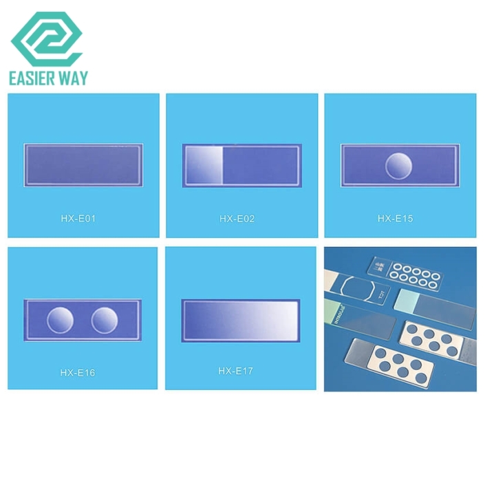 Microscope slide grid